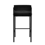 Calibre CBS8170-FH 65cm Bar Stool - Black Boucle (Set of 2)