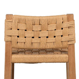 Calibre CBS8212-OW Rattan Bar Stool - Natural
