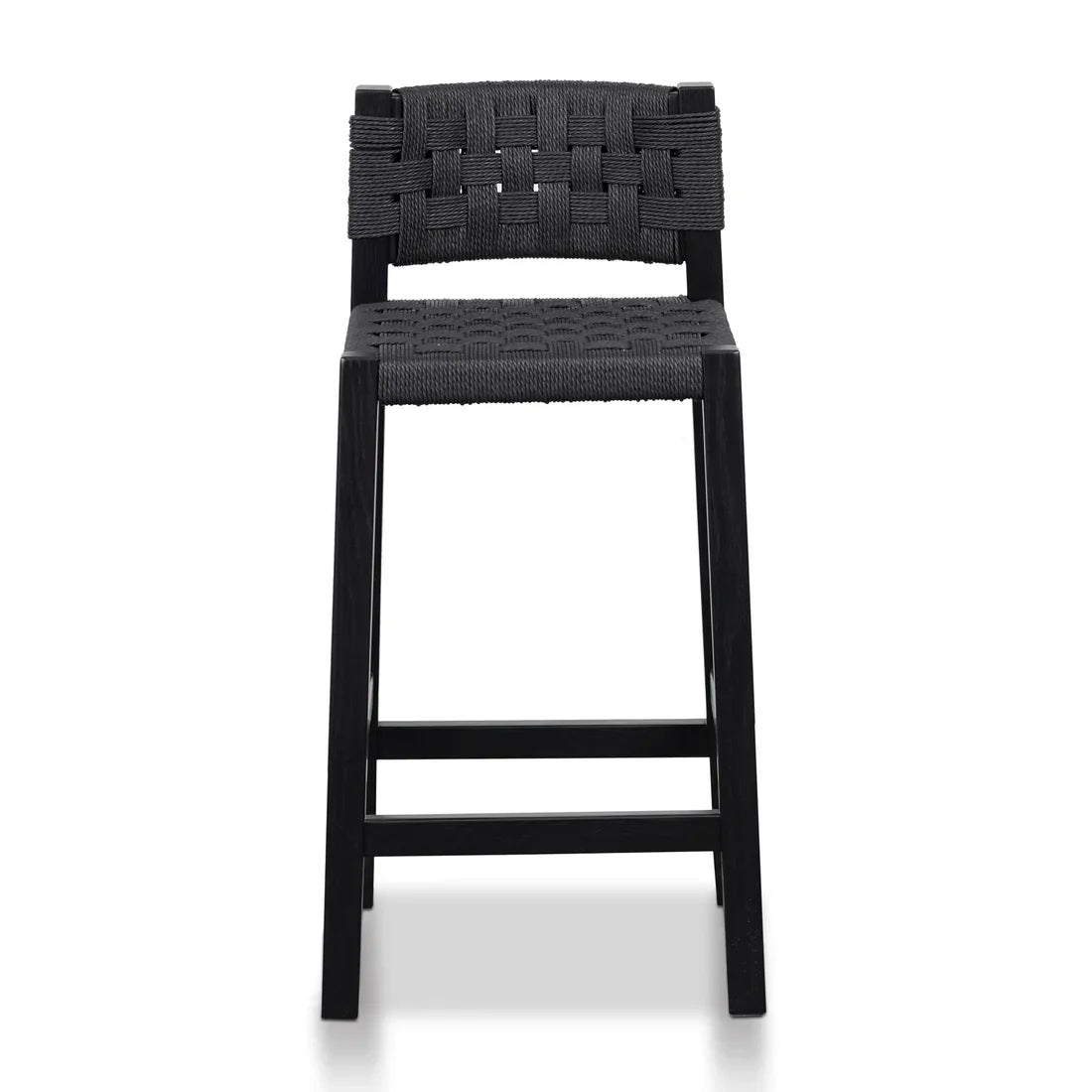 Calibre CBS8213-OW Rattan Bar Stool - Black