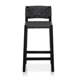 Calibre CBS8213-OW Rattan Bar Stool - Black