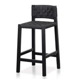 Calibre CBS8213-OW Rattan Bar Stool - Black