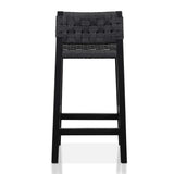 Calibre CBS8213-OW Rattan Bar Stool - Black