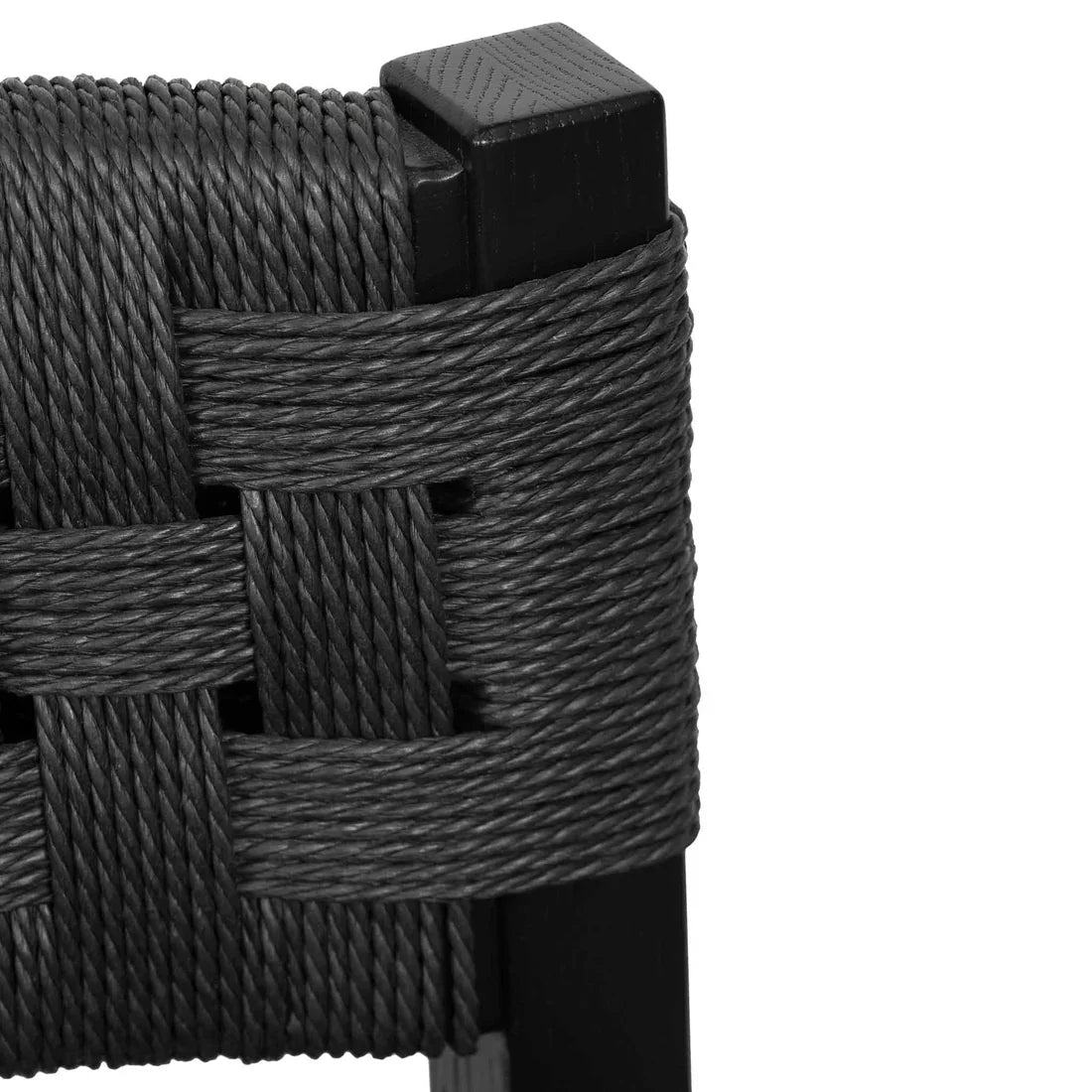 Calibre CBS8213-OW Rattan Bar Stool - Black