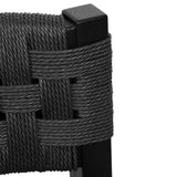 Calibre CBS8213-OW Rattan Bar Stool - Black