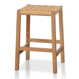 Calibre CBS8214-OW 65cm Rattan Bar Stool - Natural