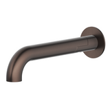 Mica Swivel Bath Spout - Curved-220mm