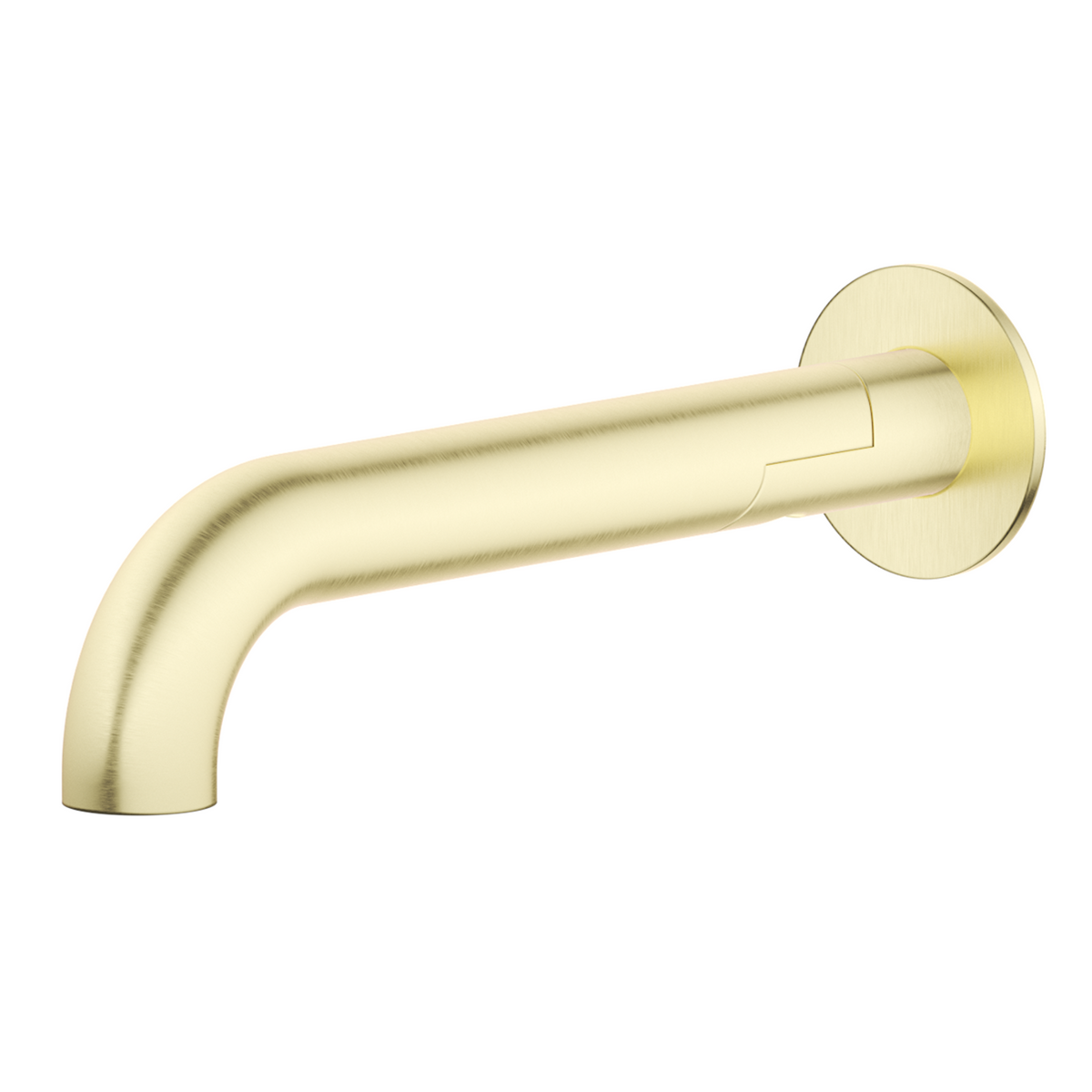 Mica Swivel Bath Spout - Curved-220mm