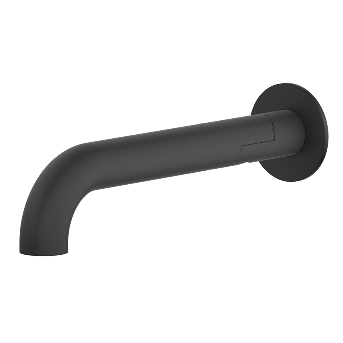 Mica Swivel Bath Spout - Curved-220mm