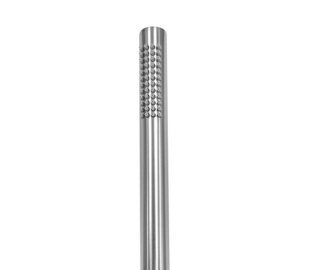 AQU Round Single Function Handheld Shower Head - Brushed Nickel