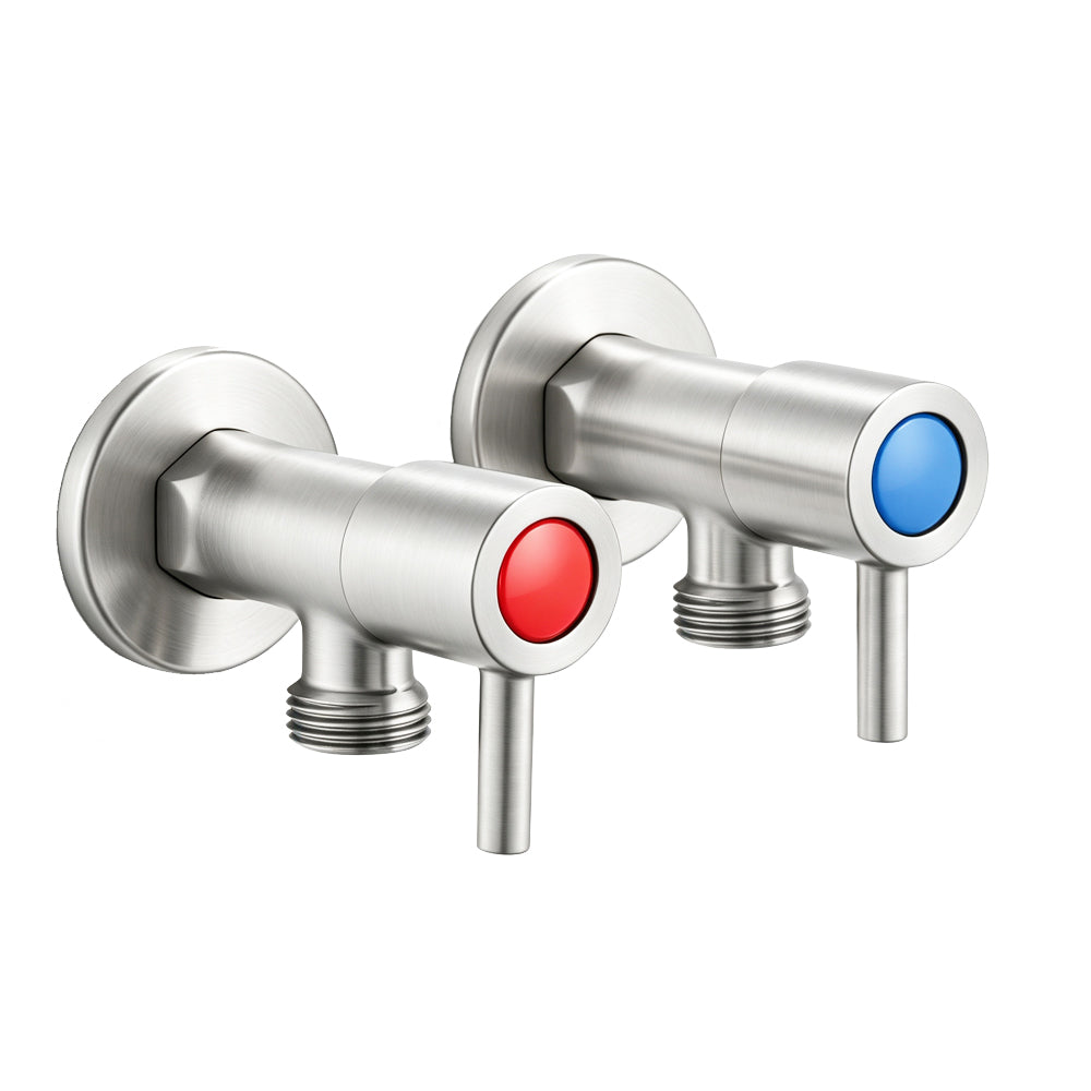 Round Water Stop Valves (One Pair)