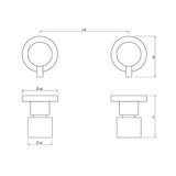 Shower Wall Tap | 7 Finishes