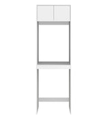 BURLEIGH White Laundry Cabinet with Stone Top Set 1305x600x2100mm (Style C)