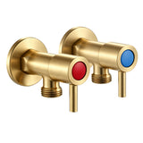 Round Water Stop Valves (One Pair)