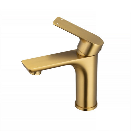 VOG Basin Mixer Tap - Brushed Brass