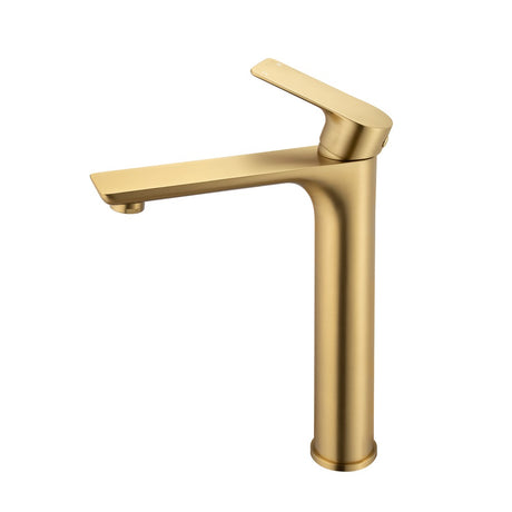 VOG Tall Basin Mixer - Brushed Brass