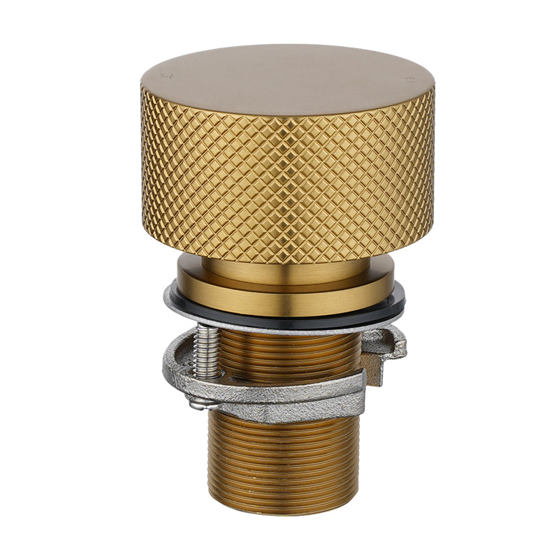 MOON Swivel Basin Mixer - Brushed Brass - Detail 2