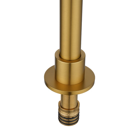 MOON Swivel Basin Mixer - Brushed Brass - Detail 3