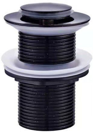 Pop-up waste 32mm, non-overflow (Black)