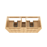 BYRON Fluted Wall Hung Vanity Woodland Oak (All Sizes)