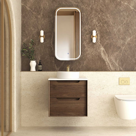 BYRON Wall Hung Vanity Sable Walnut 