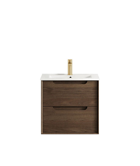 BYRON Wall Hung Vanity Sable Walnut 