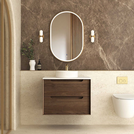 BYRON Wall Hung Vanity Sable Walnut 