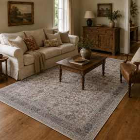Baile Vintage Cedercroft Beige/Rust Rug