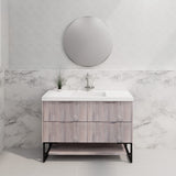 Riva BALI Freestanding Vanity Fluted White Oak (All Sizes)