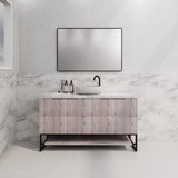 Riva BALI Freestanding Vanity Fluted White Oak (All Sizes)