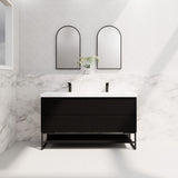 Riva BALI Freestanding Vanity Fluted Matte Black (All Sizes)