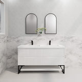 Riva BALI Freestanding Vanity Fluted Matte White (All Sizes)