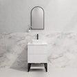 Riva BALI Freestanding Vanity Fluted Matte White (All Sizes)