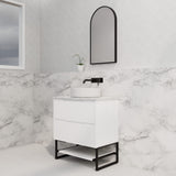 Riva BALI Freestanding Vanity Fluted Matte White (All Sizes)