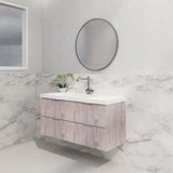 Riva BALI Wall Hung Vanity White Oak (All Sizes)