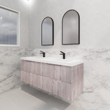 Riva BALI Wall Hung Vanity White Oak (All Sizes)
