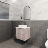 Riva BALI Wall Hung Vanity White Oak (All Sizes)
