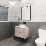 Riva BALI Wall Hung Vanity White Oak (All Sizes)