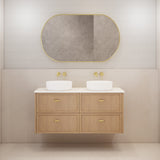 Riva Banff Wall Hung Vanity Coastal Oak (All Sizes)