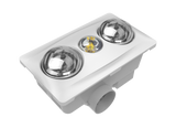 MODURA BathLux2 White Exhaust Fan With Led Light 8w