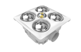 MODURA BathLux4 White Exhaust Fan With Led Light 8w