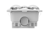 MODURA BathLux4 White Exhaust Fan With Led Light 8w