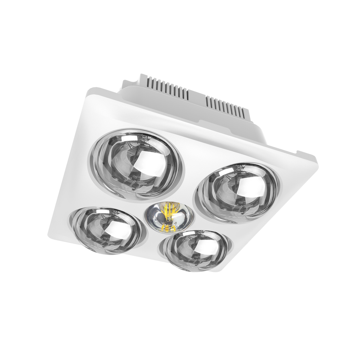 MODURA BathLux4 White Exhaust Fan With Led Light 8w