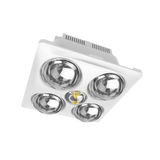 MODURA BathLux4 White Exhaust Fan With Led Light 8w