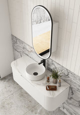 AULIC Beau Monde Front-Lit LED Shaving Cabinet 450mmW
