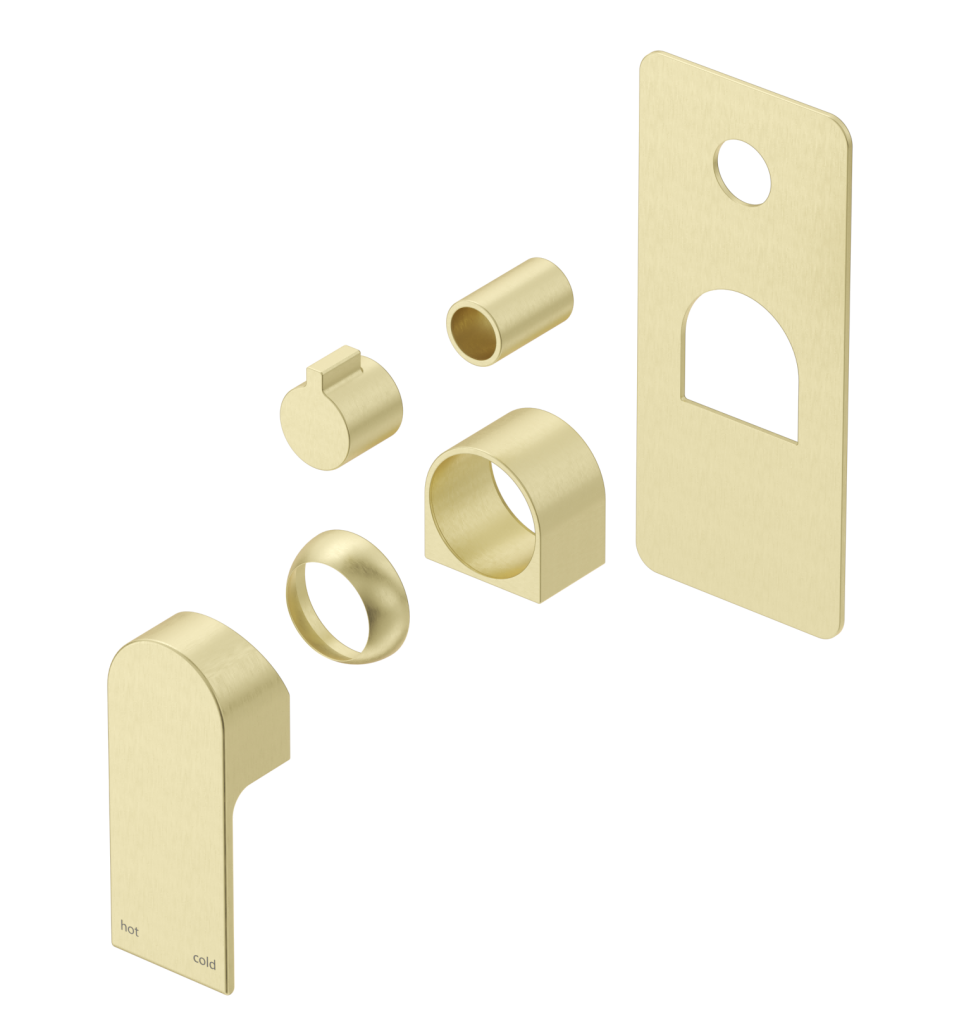 Beki Shower Mixer – Square Plate – TRIM KIT ONLY