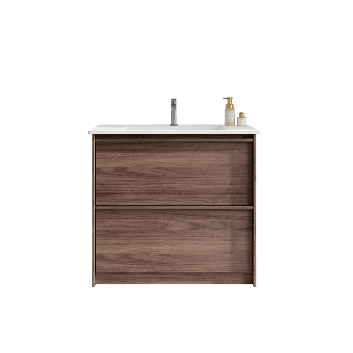Bella Floor Standing Vanity - Notaio Walnut