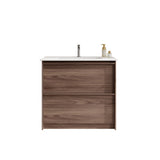 Bella Floor Standing Vanity - Notaio Walnut