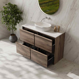 Bella Floor Standing Vanity - Notaio Walnut