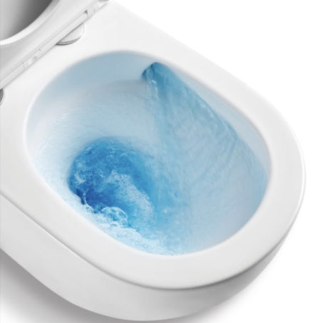 Berlin Quiet Flush Back To Wall Toilet Suite (Gloss White)
