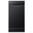 Black Freestanding Dishwasher-450mm 9 place Setting